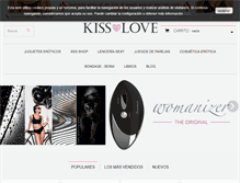 Tablet Screenshot of kissmylove.com